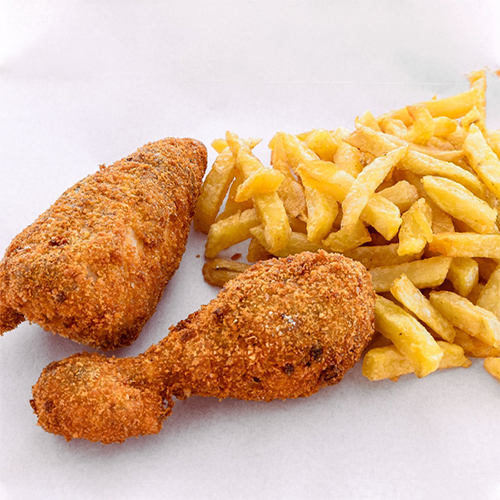 2 PCS CHICKEN & CHIPS – Crispy Cod Orpington